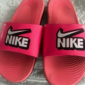Nike Bright Pink Slide Sandals